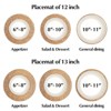 Aoibox Round Woven Placemats Set of 10 - Boho Rattan Natural Water Hyacinth Farmhouse Weave Rustic Braided Wicker Table Mats for Dining Table Wedding - 3 of 4
