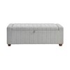 CAVINAS Modern Lift-Open Top Ottoman Bench with Internal Storage,Upholstered Storage Bench for Living Room - 2 of 4