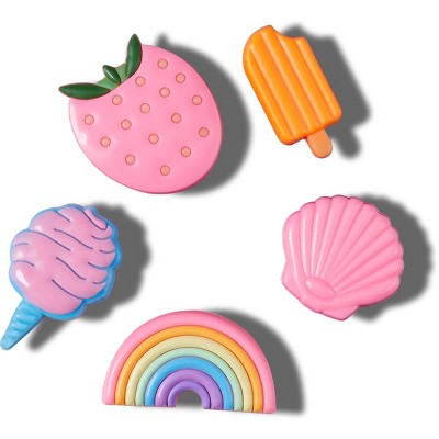 Crocs Jibbitz Pastel Pool Party Shoe Charms 5-Pack