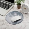 Insten 2 Pack Round Mouse Pad Galaxy Space Planet Design, Stitched Edges, Non Slip Rubber Base, Smooth Surface Mat (7.9" x 7.9") - 2 of 4