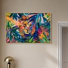 Art Remedy Relaxing Lion Tropical Jungle Animals Wall Art Framed - 2 of 4