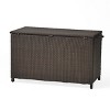 GDFStudio Belvieu Outdoor Wicker and Aluminum Storage Unit, Multibrown - 4 of 4