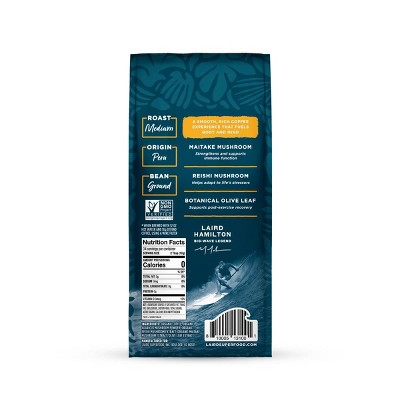 Laird Superfood Medium Roast Defend Functional Mushroom Ground Coffee - 12oz
