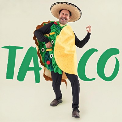 Joyfy Adult Halloween Costume Taco Costume for Adults Halloween Dress Up Party