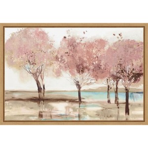 Amanti Art Spring Transition (Trees) by Allison Pearce Canvas Wall Art Print Framed 23 x 16-in. - 1 of 4