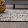 World Rug Gallery Portia Oriental Medallion Indoor/Outdoor Area Rug - 3 of 4