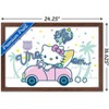 Trends International Hello Kitty: 20 Kawaii Vacation - Let's Go Framed Wall Poster Prints - 3 of 4