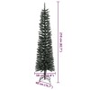 vidaXL Artificial Christmas Tree with 300 LEDs Green 58 x 58 x 210 cm - 4 of 4