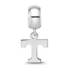 Black Bow Jewelry Sterling Silver Tennessee Volunteers NCAA Bead Charm - 3 of 4