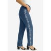 Jessica London Women's Plus Size Classic Cotton Denim Straight-Leg Jean - 4 of 4