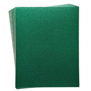 Bright Creations 30 Sheets Double-Sided Green Glitter Cardstock Paper for DIY Crafts, Card Making, Invitations, 300GSM, 8.5 x 11 In - 1 of 4