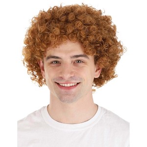 HalloweenCostumes.com One Size Fits Most  Men  Buddy The Elf Wig for Men,  Elf Accessory for Christmas Party Dress-Up & Movie Cosplay, Brown - 1 of 4