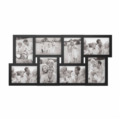 Hastings Home Collage Picture Frame - 12 Openings for 4x6 Photos - Black  Plastic Frame - Wall Hanging Multiple Photo Frame - Personalized Decor in  the Picture Frames department at