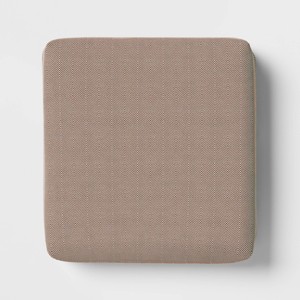 24"x22" Woven Outdoor Deep Seat Cushion - Threshold™ - 1 of 4