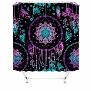Dreamcatcher Shower Curtains for Bathroom Waterproof Fabric Bath Curtain Durable Soft Stylish Bathroom Decor 72x72 Inch - 1 of 1