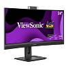 ViewSonic VG3457CV 34 Inch Ultrawide QHD 1440p Curved Video Conferencing Docking Monitor with Windows Hello Compatible IR Webcam, Advanced Ergonomics, - 3 of 4