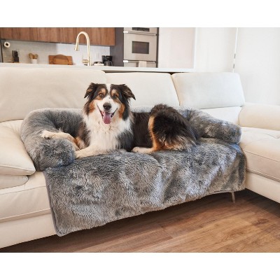 Paw Brands Puprug Faux Fur Portable Orthopedic Luxury Dog Bed : Target