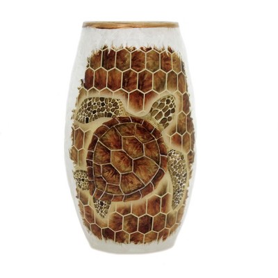 Stony Creek 7.25 In Sea Turtle Pre-Lit Med Vase Sea Aquatic Novelty Sculpture Lights