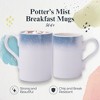 Portmeirion Potter's Mist Breakfast Mug, Set of 4 - Blue - 2 of 4