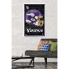 Trends International NFL Minnesota Vikings - Neon Helmet 23 Framed Wall Poster Prints - 2 of 4