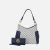 MKF Collection Penelope Circular Print Women’s Shoulder Bag with matching wallet by Mia K - 2 of 4