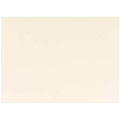 JAM Paper Blank Flat Note Cards A6 Size 4 5/8 x 6 1/4 Ivory 175991I