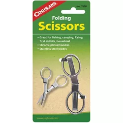 Coghlan's Folding Scissors, Store Safely in Pocket, Purse for Camping, Fishing