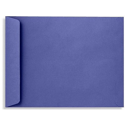 LUX 10" x 13" 70lbs. Open End Envelopes Boardwalk Blue 50/Pack EX4897-23-50