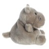 Aurora Mini Hunk Hippo Palm Pals Adorable Stuffed Animal Grey 4.5" - 3 of 4