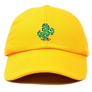 Dalix Cactus Embroidered Cap Cotton Succulent Baseball Hat Plant Adjustable Womens - 1 of 4