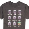 Men's - Star Wars - The Mandalorian Mandalorian Moods Short Sleeve Graphic T-Shirt - 2 of 4