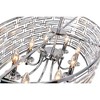 CWI Lighting Petia 8 Light Drum Shade Island Light With Chrome Finish - 3 of 4