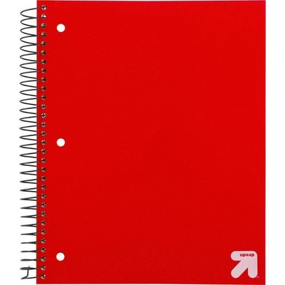 Spiral Notebook 1 Subject College Ruled PP 100 Sheets - up & up™