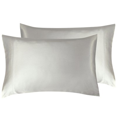 Unique Bargains Microfiber Ruffle Envelope Closure Pillowcases 2 Pcs Cream King