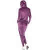 Women's 2 Piece Velour Tracksuit Set - White Mark - 3 of 3