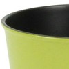 HomeRoots 5" Lime Green Recycled Plastic Indoor Outdoor Round Pot Planter - 3 of 3