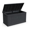230 Gal XXL Outdoor Storage Deck Box, Waterproof Resin, Lockable, for Patio Furniture, Cushions, Garden Tools & Pool/Sports Gear, Black - 3 of 4