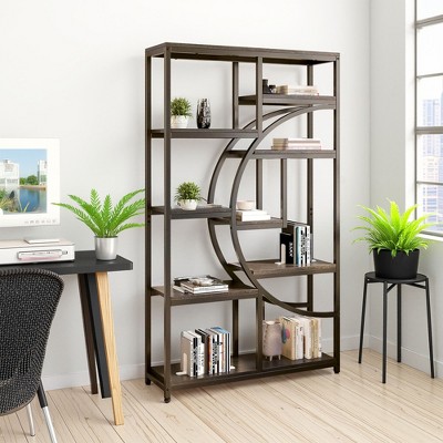 UbMelt Book Shelf Freestanding Modern 68.9 Inch Bookcase Storage Organizer with 9 Open Shelves for Living Room,Bedroom