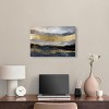 Art Remedy Rivers of Gold Blue Abstract Wall Art Unframed - 2 of 4