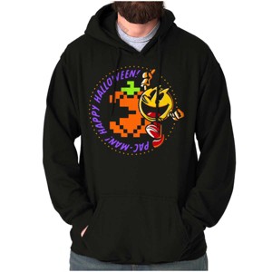 PACMAN Happy Halloween Pumpkin Hoodie Sweatshirt Women Men Brisco Brands - 1 of 4