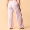 Blogilates Women's Travel Trouser High-Rise Wide Leg Sweatpants - 2 of 4