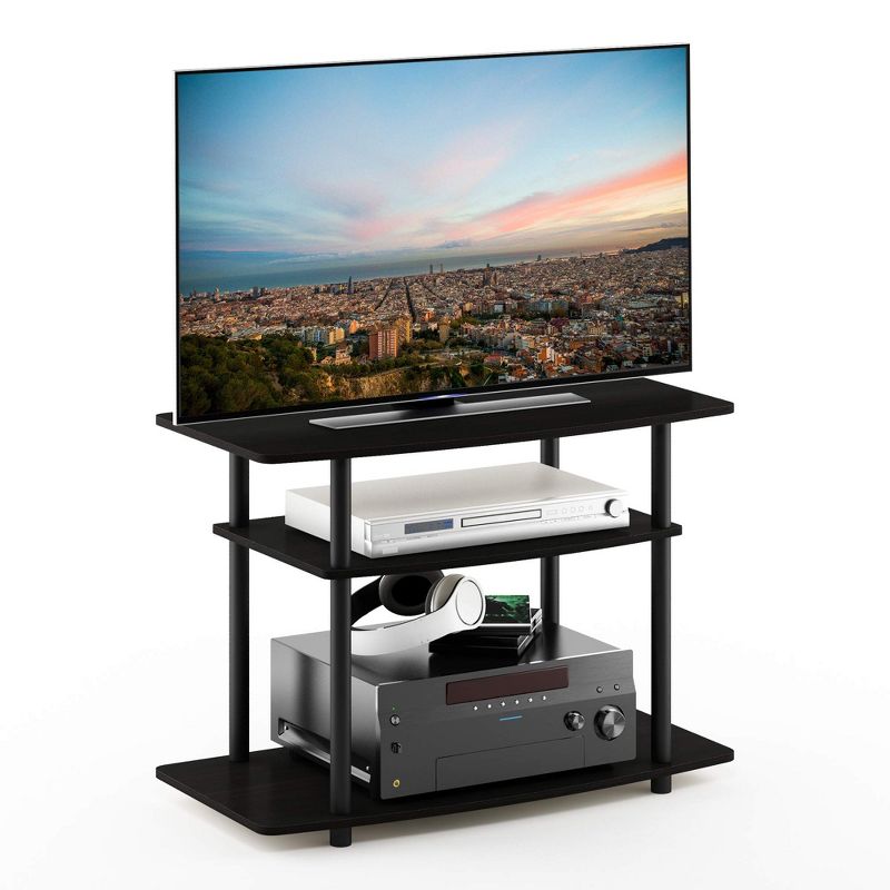 Furinno 3-Tier TV Stand for TV's up to 32" Entertainment Media Center Turn-N-Tube No Tools, 3 of 9