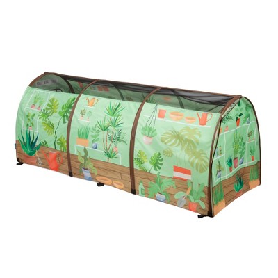 Let's Grow Play Tunnel with Garden Graphics and Mesh Windows