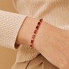 Tennis Bracelet for Women, 14K Gold Plated Cubic Zirconia Adjustable Slider Bracelets Trendy Jewelry Gift - 2 of 4