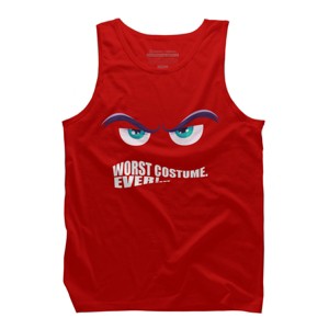 Men's Design By Humans Worst Costume Ever (Halloween) By Editive Tank Top - 1 of 3