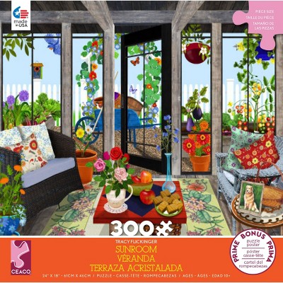 Ceaco Tracy Flickinger: Sunroom Jigsaw Puzzle - 300pc