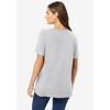 Woman Within Petite Perfect Short-Sleeve Crewneck Tee - 3 of 4