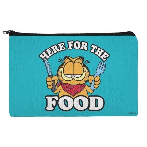 Garfield Here For The Food Makeup Cosmetic Bag Organizer Pouch - 1 of 4