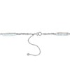 EVERLY JEWELRY | Sterling Silver 5-22mm Rectangle Cultured Freshwater Pearl Station Necklace - 20.5 inch - 2 of 4