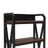 Racxily Bakers Rack Storage Shelves - 4-Level Metal & Wooden Kitchen Organizers and Storage,for Garage/Pantry/Bathroom/Closet, Durable Space-Saving - 3 of 4